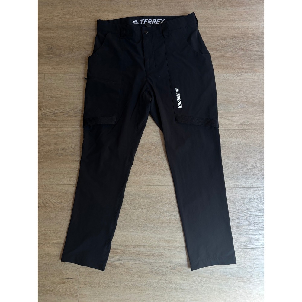 Adidas Terrex Zupahike Hiking Pants Mens Black GI7307 Outdoor Trail Trousers